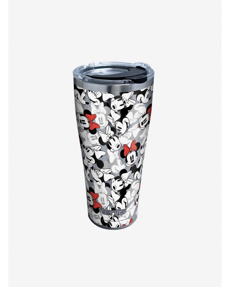 Disney Minnie Mouse Expressions 30oz Stainless Steel Tumbler With Lid $19.31 Tumblers