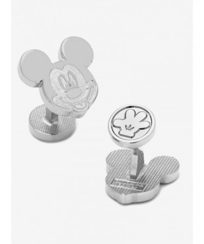 Disney Mickey Mouse Silver Mickey Mouse Cufflinks $24.61 Cufflinks