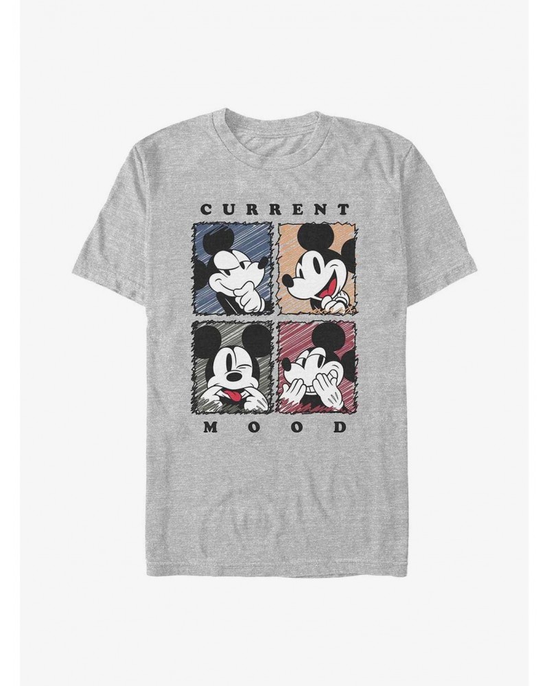 Disney Mickey Mouse Current Mood T-Shirt $8.03 T-Shirts