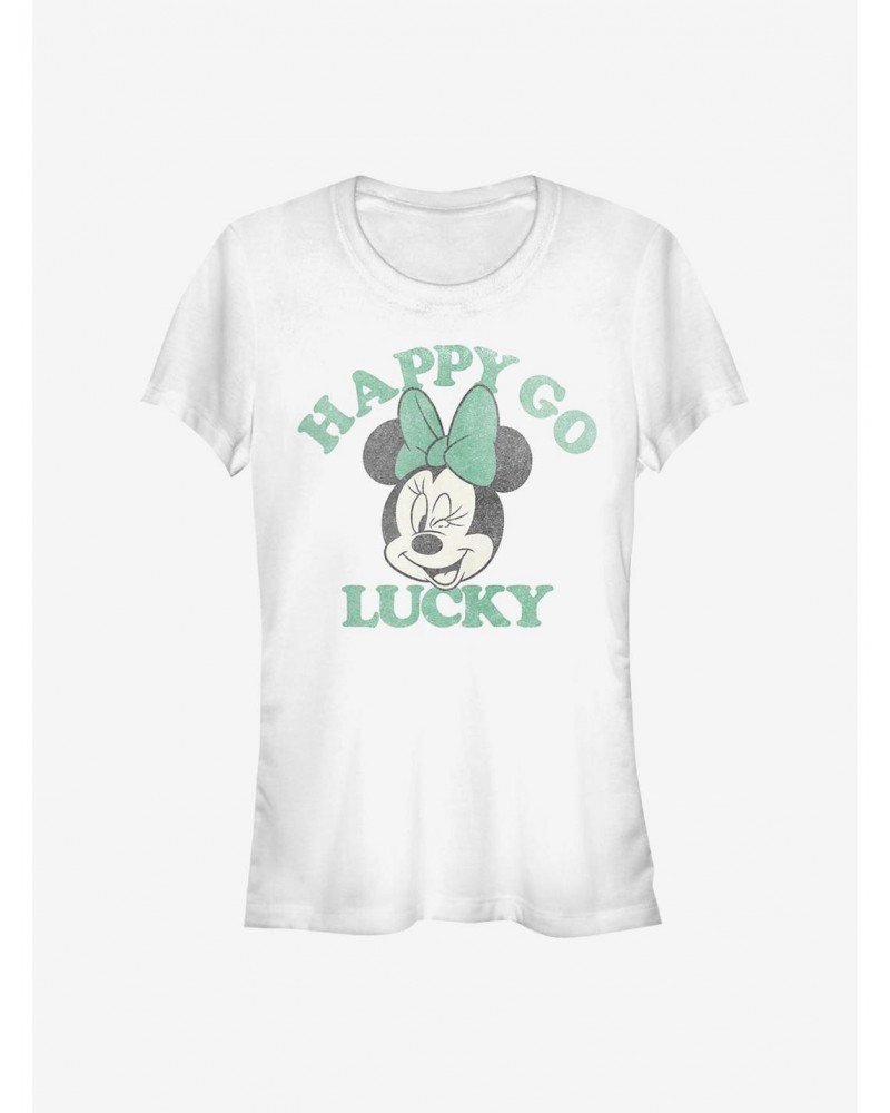 Disney Minnie Mouse Lucky Minnie Girls T-Shirt $8.37 T-Shirts