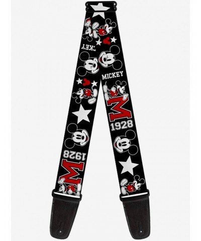 Disney Mickey Mouse Classic 1928 Collage Guitar Strap $8.96 Guitar Straps