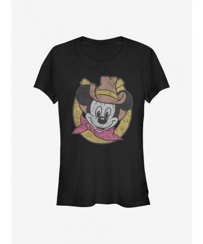 Disney Mickey Mouse Cowboy Mickey Girls T-Shirt $6.97 T-Shirts