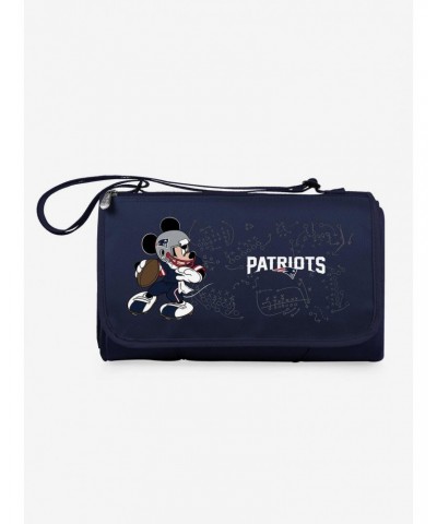 Disney Mickey Mouse NFL NE Patriots Outdoor Picnic Blanket $18.88 Blankets