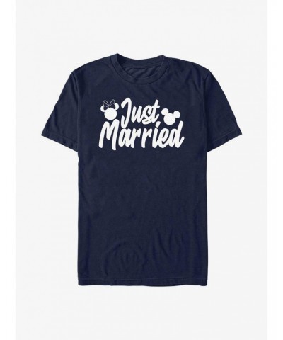 Disney Mickey Mouse Just Married T-Shirt $6.12 T-Shirts