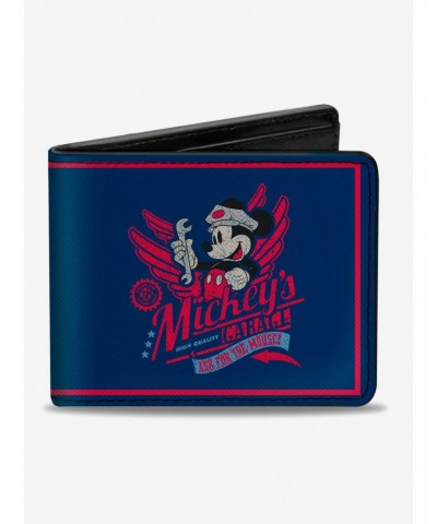 Disney Mickey Mouse Mickeys Garage Original Bifold Wallet $7.94 Wallets