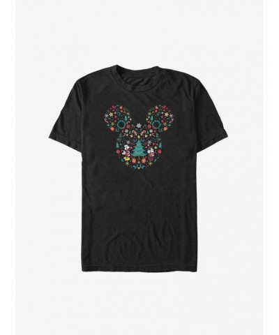 Disney Mickey Mouse Christmas Icon Ear Big & Tall T-Shirt $8.37 T-Shirts