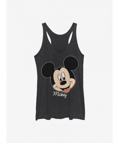 Disney Mickey Mouse Mickey Big Face Girls Tank $10.36 Tanks
