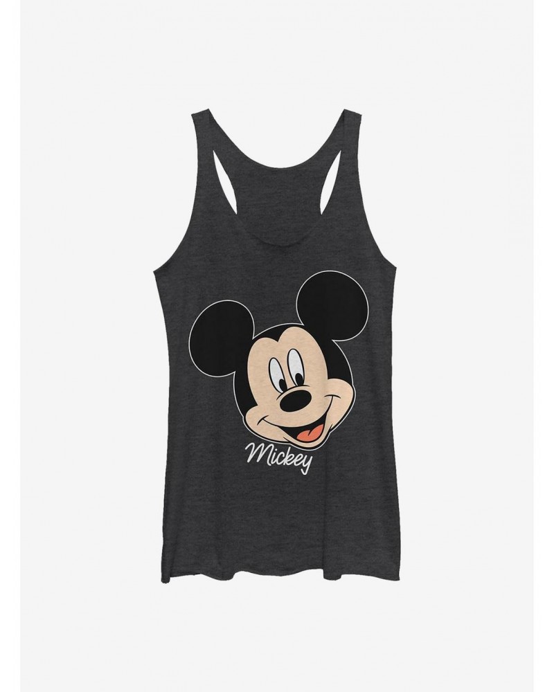 Disney Mickey Mouse Mickey Big Face Girls Tank $10.36 Tanks