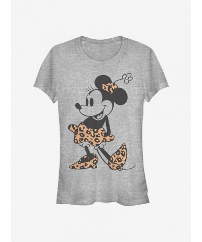 Disney Minnie Mouse Leopard Mouse Girls T-Shirt $9.36 T-Shirts