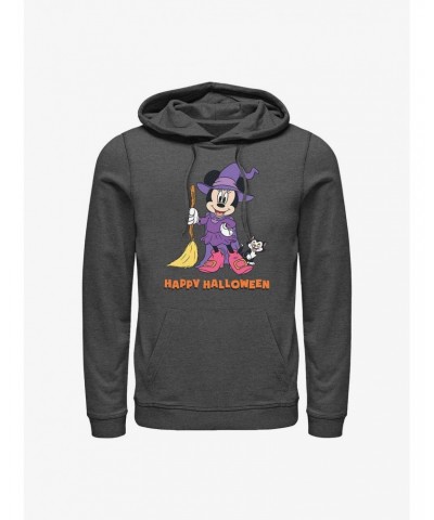 Disney Minnie Mouse Happy Halloween Witch Hoodie $12.57 Hoodies