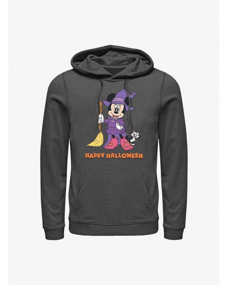 Disney Minnie Mouse Happy Halloween Witch Hoodie $12.57 Hoodies