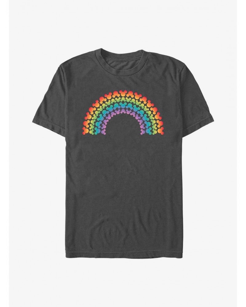 Disney Mickey Mouse Mickey Head Rainbow Pride T-Shirt $5.74 T-Shirts