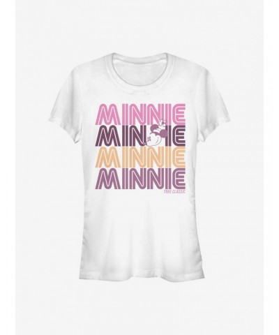 Disney Minnie Mouse Retro Stack Minnie Girls T-Shirt $7.97 T-Shirts