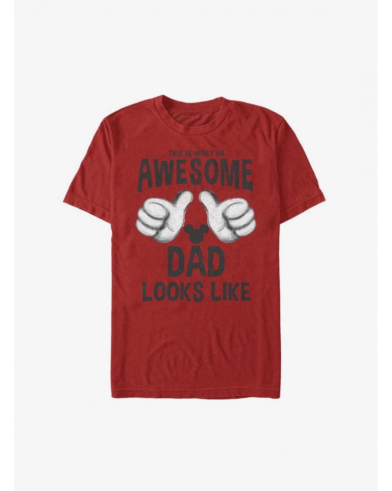 Disney Mickey Mouse Awesome Dad T-Shirt $8.80 T-Shirts