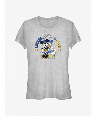 Disney Mickey Mouse Latkes Light & Love Minnie and Daisy Girls T-Shirt $9.16 T-Shirts