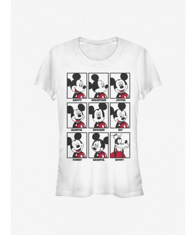 Disney Mickey Mouse Mickey Mood Girls T-Shirt $6.18 T-Shirts