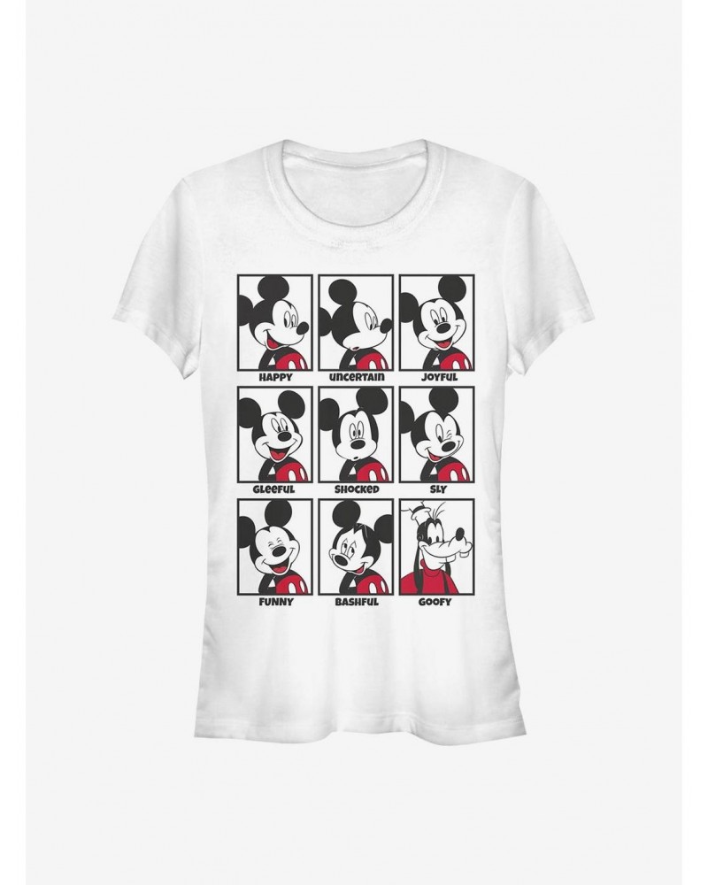 Disney Mickey Mouse Mickey Mood Girls T-Shirt $6.18 T-Shirts