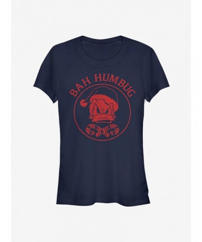 Disney Donald Bah Humbug Classic Girls T-Shirt $7.77 T-Shirts