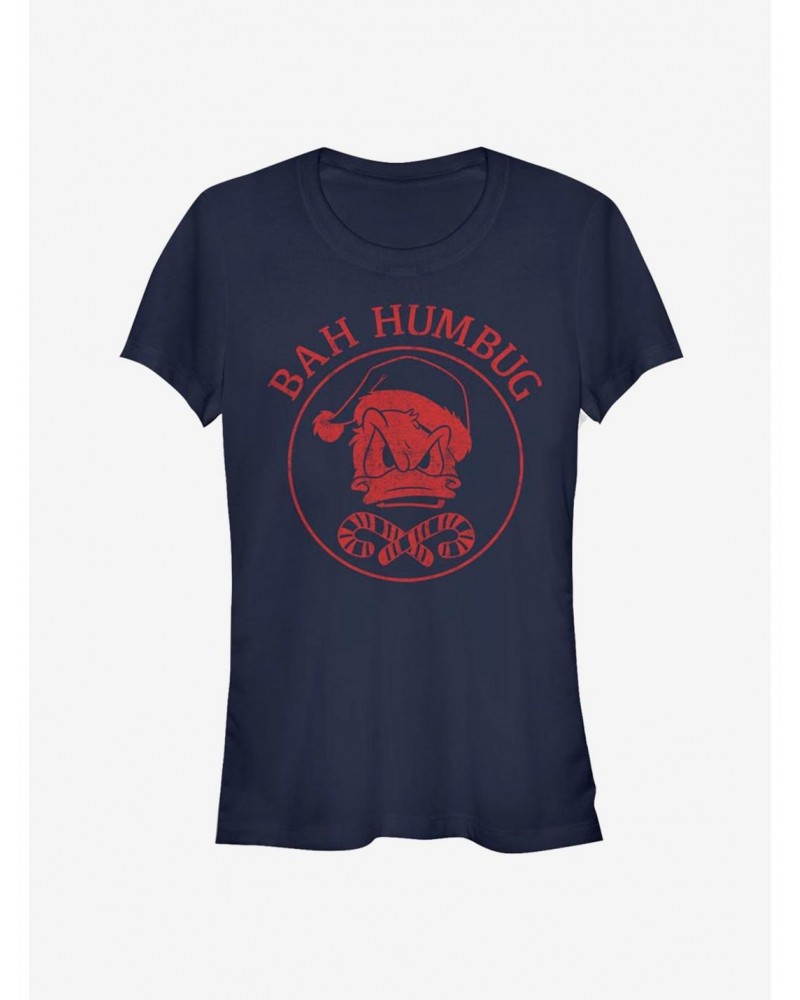 Disney Donald Bah Humbug Classic Girls T-Shirt $7.77 T-Shirts