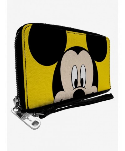 Disney Mickey Mouse Close Up Zip Around Wallet $15.01 Wallets