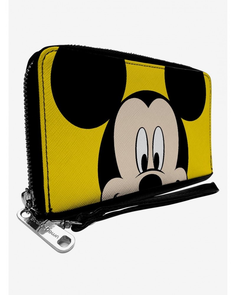 Disney Mickey Mouse Close Up Zip Around Wallet $15.01 Wallets