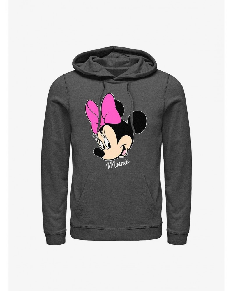 Disney Minnie Mouse Minnie Big Face Hoodie $11.85 Hoodies