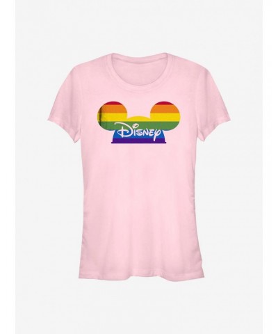 Disney Mickey Mouse Disney Rainbow Pride Hat T-Shirt $7.17 T-Shirts