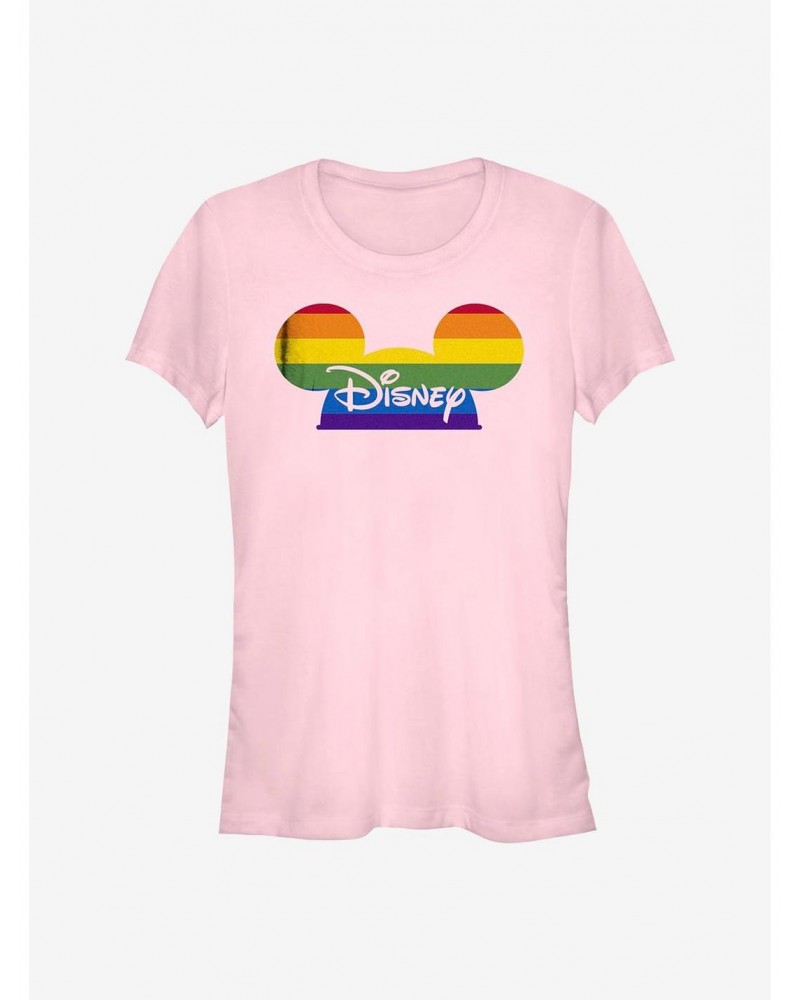 Disney Mickey Mouse Disney Rainbow Pride Hat T-Shirt $7.17 T-Shirts