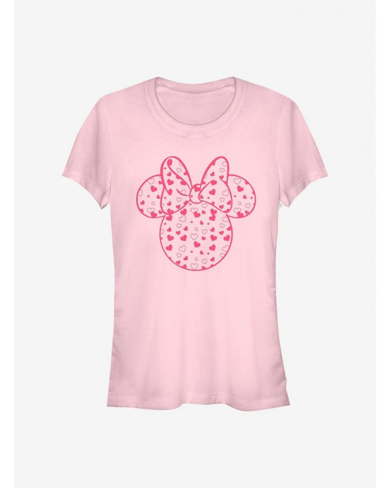 Disney Minnie Mouse Minnie Hearts Fill Girls T-Shirt $6.37 T-Shirts