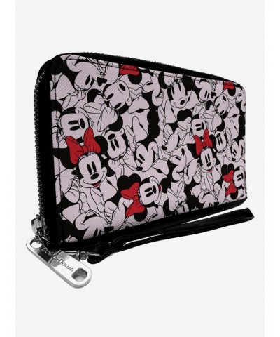 Disney Minnie Mouse Stacked Zip Around Wallet $15.08 Wallets