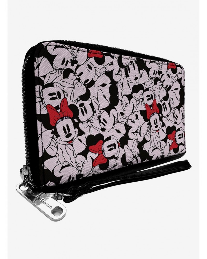 Disney Minnie Mouse Stacked Zip Around Wallet $15.08 Wallets