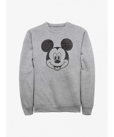 Disney Mickey Mouse Face Sweatshirt $12.69 Sweatshirts
