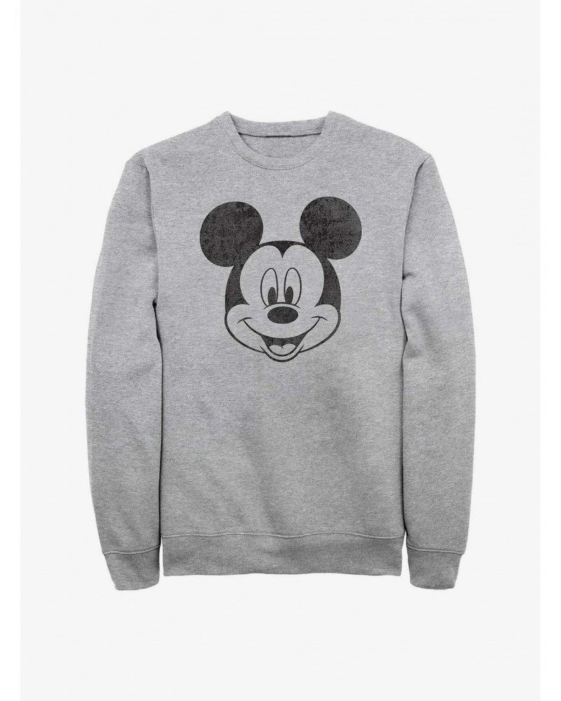 Disney Mickey Mouse Face Sweatshirt $12.69 Sweatshirts