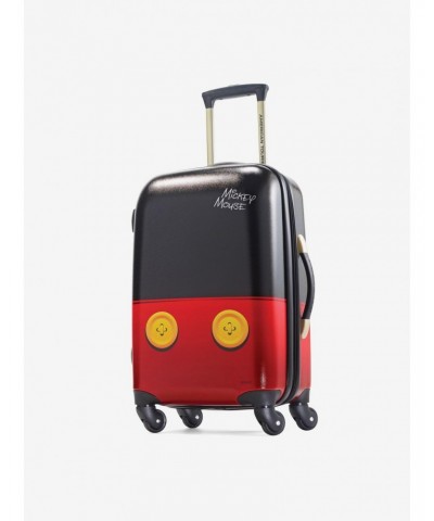 Disney Mickey Mouse Pants Carry On Spinner Hardside Luggage $58.46 Luggage