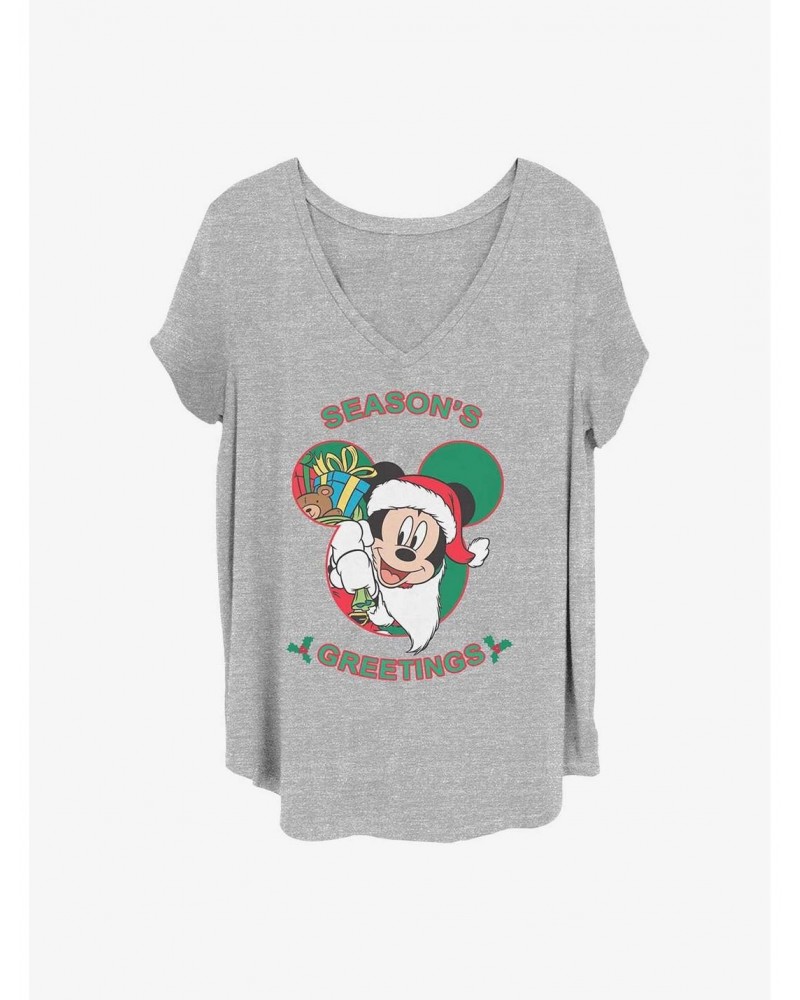 Disney Mickey Mouse Mickeys Greeting Girls T-Shirt Plus Size $9.25 T-Shirts