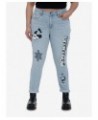 Disney Mickey Mouse Steamboat Willie Mom Jeans Plus Size $17.25 Jeans