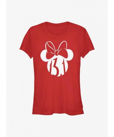 Disney Minnie Mouse 13.1 Half Marathon Ears Girls T-Shirt $7.37 T-Shirts