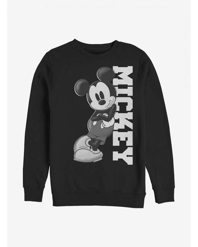Disney Mickey Mouse Mickey Lean Crew Sweatshirt $12.40 Sweatshirts