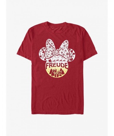 Disney Minnie Mouse Freude Joy in German Ears T-Shirt $8.41 T-Shirts