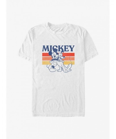 Disney Mickey Mouse Retro Squad Mickey and Pluto Big & Tall T-Shirt $11.96 T-Shirts