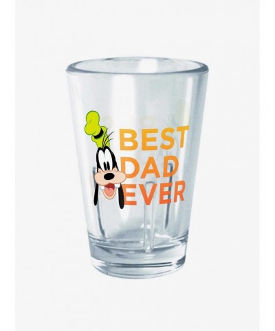 Disney Mickey Mouse Goofy Best Dad Ever Mini Glass $4.02 Glasses