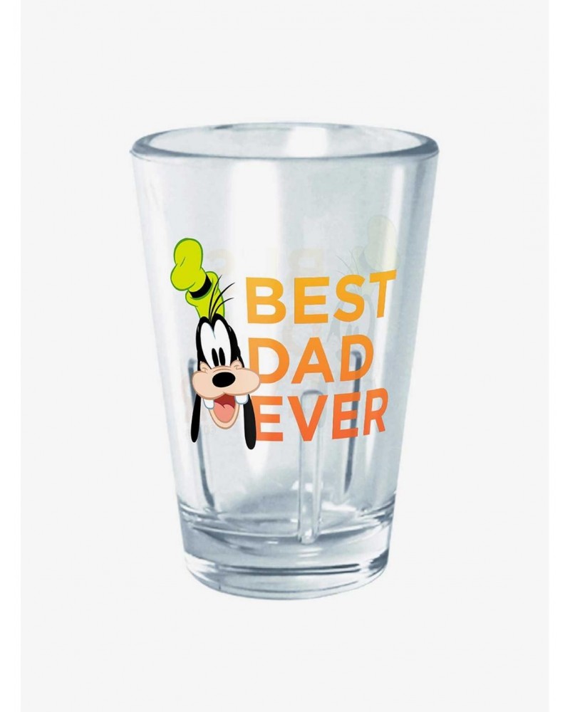 Disney Mickey Mouse Goofy Best Dad Ever Mini Glass $4.02 Glasses