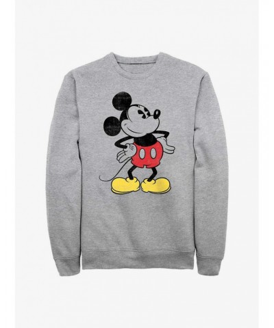 Disney Mickey Mouse Classic Vintage Mickey Sweatshirt $14.46 Sweatshirts