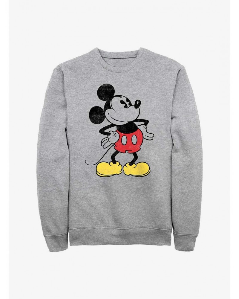 Disney Mickey Mouse Classic Vintage Mickey Sweatshirt $14.46 Sweatshirts