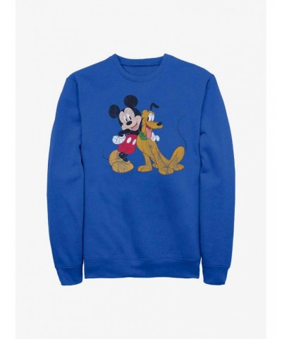 Disney Mickey Mouse And Disney Pluto Sweatshirt $12.40 Sweatshirts