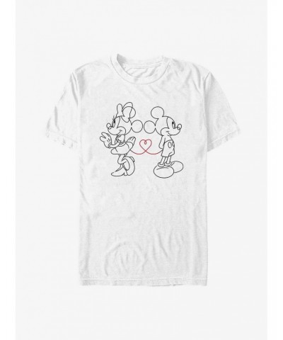 Disney Mickey Mouse Heart Tails T-Shirt $7.65 T-Shirts